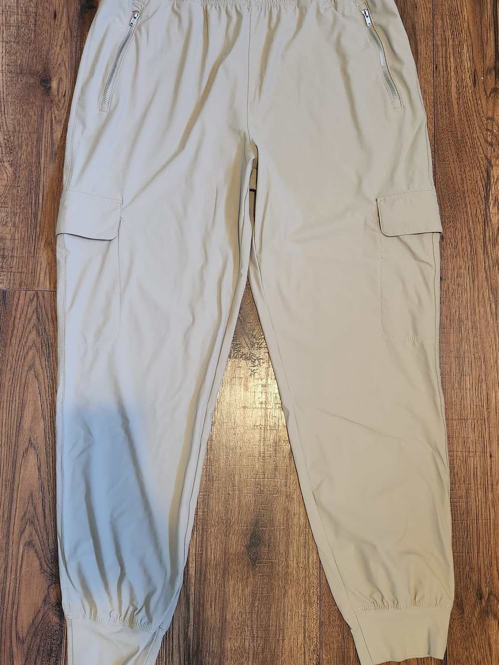 Old Navy Light Beige Cargo Track Joggers